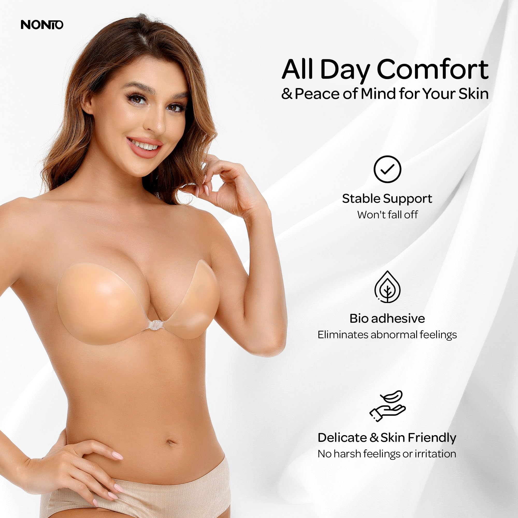Adhesive Bra Strapless Sticky  - огляд і ціна Strapless Bra Adhesive