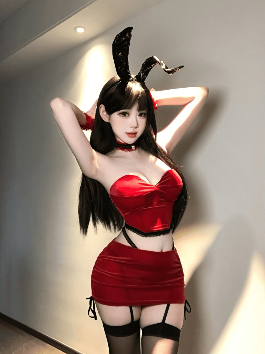 Red Velvet Lace Short Sexy Wra - огляд і ціна Lace Bralette Set